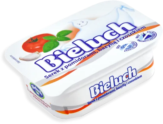 Serek Bieluch z&nbsp;pomidorami, bazylią i&nbsp;czosnkiem 135&nbsp;g