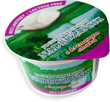 Jogurt naturalny Nadbużański bez&nbsp;laktozy 200&nbsp;g