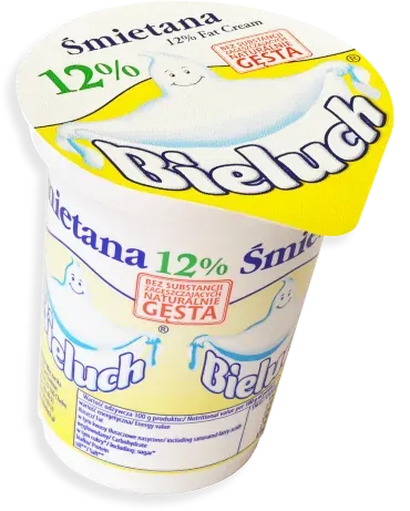 Śmietana Bieluch 12% do&nbsp;zup i&nbsp;sosów 330&nbsp;g